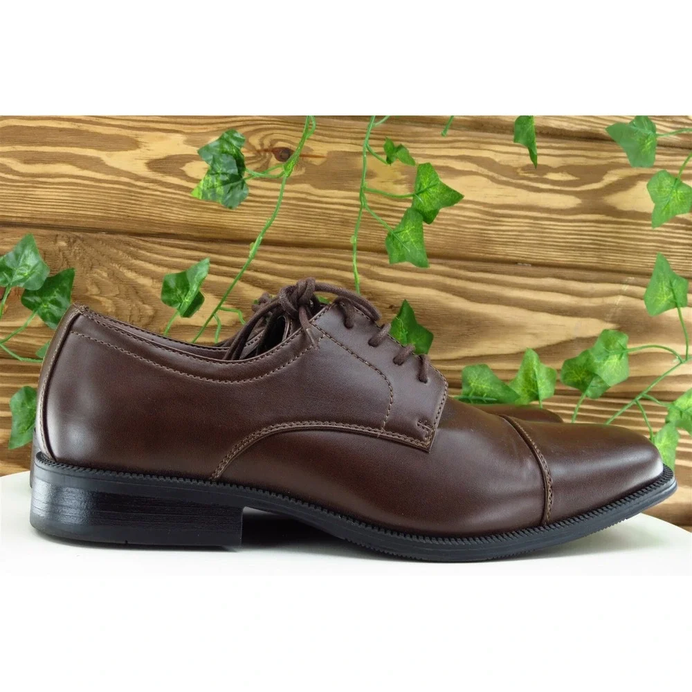 Alfani Shoes Sz 11 M Brown‎ Derby Oxfords Leather Men adam